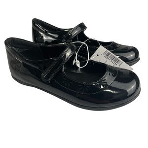 Children's Place Black Patent Mary Jane Shoes Size 12 NWT